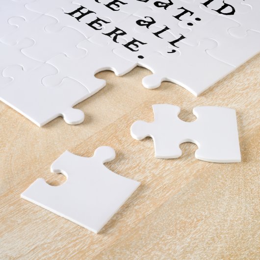 Alice in Sprookjesland - wij zijn hier gek allen Legpuzzel (Zijkant)