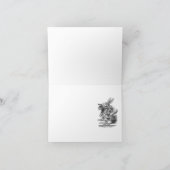 Alice in sprookjeslandharlekijn dankt u kaardt bedankkaart (Binnen)