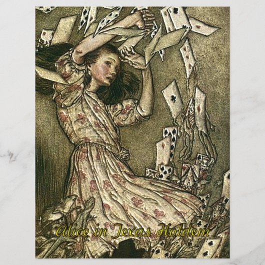 Alice in Texas Holdem Poker Flyer (Voorkant)