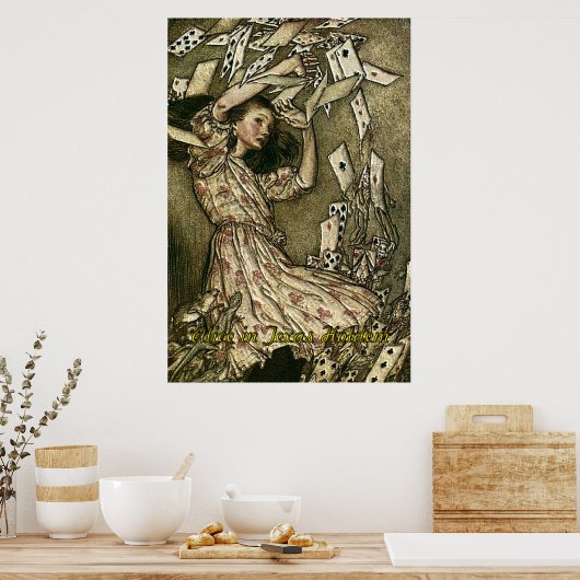 Alice in Texas Holdem Poker Poster (Keuken)