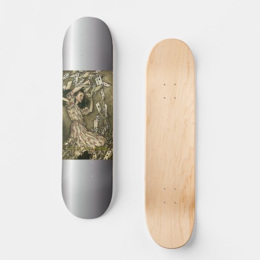 Alice in Texas Holdem Poker Skateboard (Voorkant)