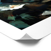 Alice in the Wonderland and the White Rabbit Poster (Hoek)