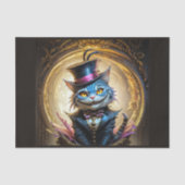 Alice in the Wonderland: Cheshire Cat met hoge hoe Tissuepapier (Voorkant)