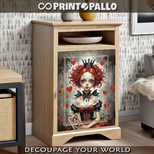 Alice in the Wonderland - De Koningin van de Harte Tissuepapier