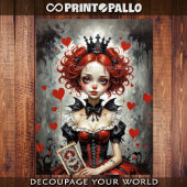 Alice in the Wonderland - De Koningin van de Harte Tissuepapier