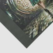 Alice in the Wonderland entering the rabbit hole Tissuepapier (Detail)