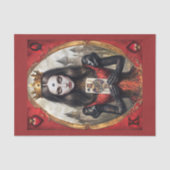 Alice in the Wonderland - Koningin van de harten Tissuepapier (Voorkant)