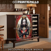 Alice in the Wonderland - Koningin van de harten Tissuepapier