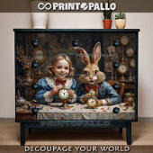 Alice in the Wonderland ontmoet March Hare Tissuepapier