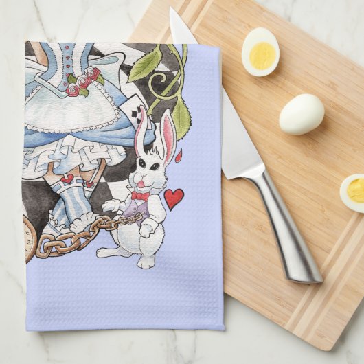 Alice in Winderland Towel Theedoek (Quarter Fold)