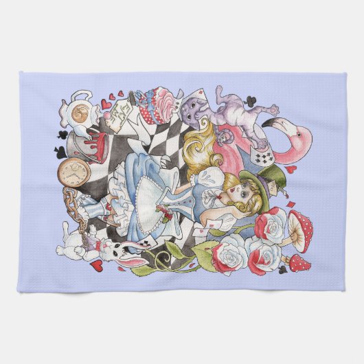 Alice in Winderland Towel Theedoek (Horizontaal)