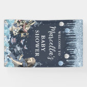 Alice in Winter Wonderland Baby shower Banner (Horizontaal)
