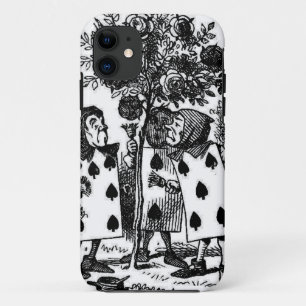  Alice in Wonderalse Kaarten Rozen schilderen Case-Mate iPhone Case