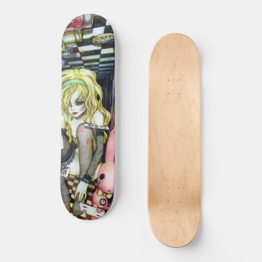 Alice in Wonderhel Skateboard (Voorkant)