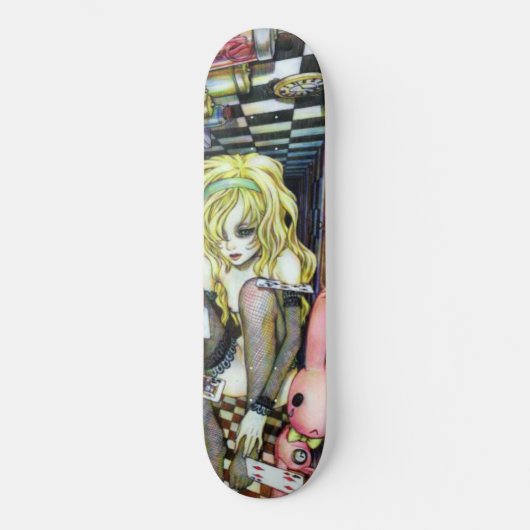Alice in Wonderhel Skateboard (Voorkant)