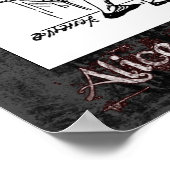 Alice in Wonderland 11 Poster (Hoek)