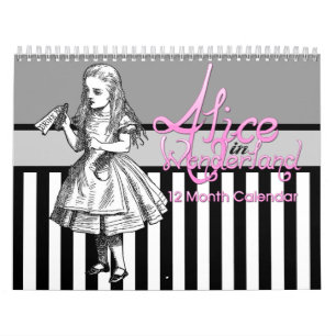 Alice in Wonderland 12 maanden kalender