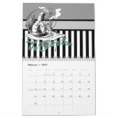 Alice in Wonderland 12 maanden kalender (Feb 2027)