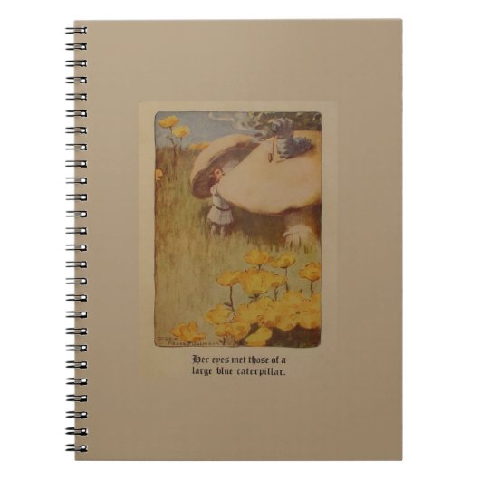 Alice in Wonderland 1907 Illustration Notebook Notitieboek (Voorkant)