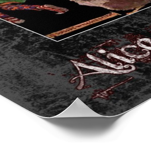 Alice in Wonderland 1 Poster (Hoek)