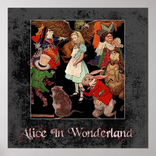 Alice in Wonderland 1 Poster (Voorkant)