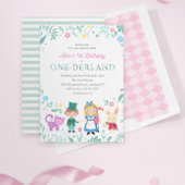 Alice in Wonderland | 1e verjaardag eenderland Kaart