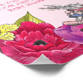 Alice in Wonderland 1e Verjaardag Foto Milestone Poster (Hoek)