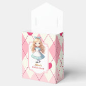 Alice in Wonderland 1e verjaardag Onederland Bedankdoosjes (Geopend)