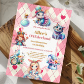Alice in Wonderland 1e verjaardag Onederland Kaart