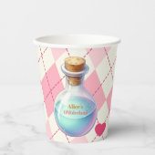 Alice in Wonderland 1e verjaardag Onederland Papieren Bekers (Voorkant)