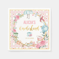 Alice in Wonderland 1st Birthday Onederland Party