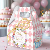Alice in Wonderland 1st birthday Pink  Bedankdoosjes