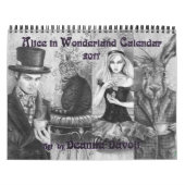 Alice in Wonderland 2017 Calendar Fairy Tale Kalender (Hoes)