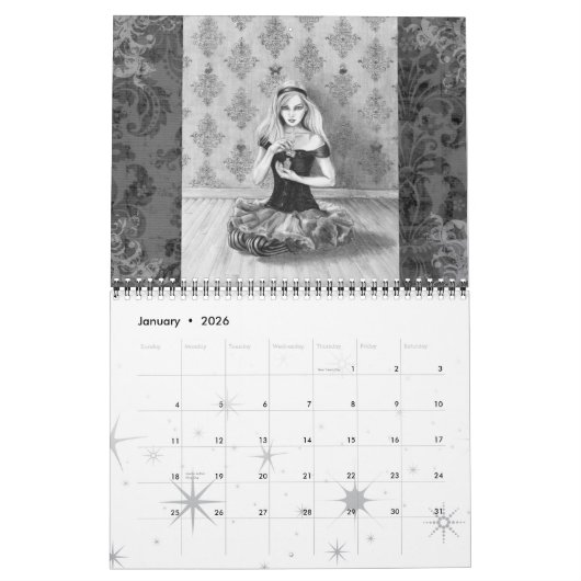 Alice in Wonderland 2017 Calendar Fairy Tale Kalender (Jan 2026)