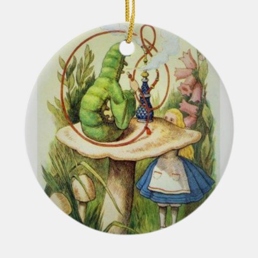 Alice in Wonderland 2017 kerstversiering Keramisch Ornament (Voorkant)