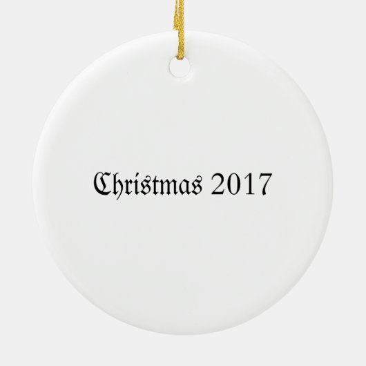 Alice in Wonderland 2017 kerstversiering Keramisch Ornament (Achterkant)