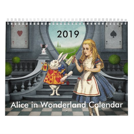 Alice in Wonderland, 2019 Kalender (Hoes)