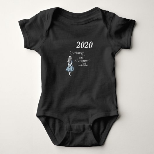 Alice in Wonderland 2020 Curiouser Baby Bodysuit (Voorkant)