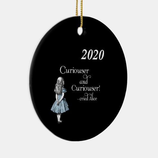Alice in Wonderland 2020 Curiouser Tree Ornament (Rechts)