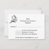 Alice in Wonderland #2 Wedding RSVP (Voorkant)