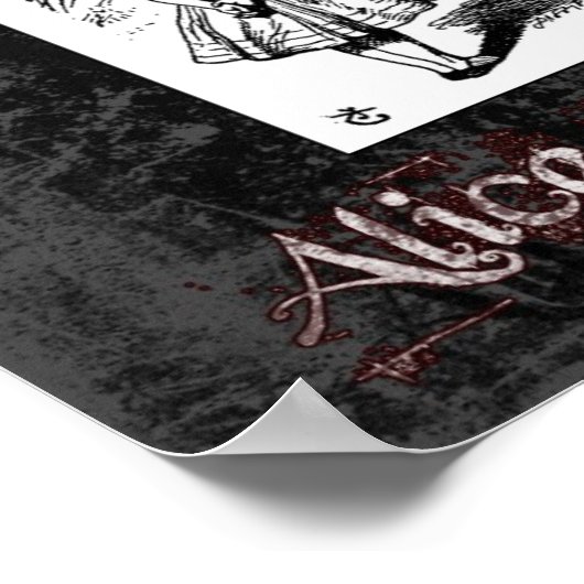 Alice in Wonderland 33 Poster (Hoek)