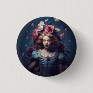 Alice In Wonderland 3cm Ronde Badge Button 3,2 Cm
