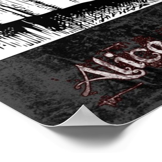 Alice in Wonderland 41 Poster (Hoek)