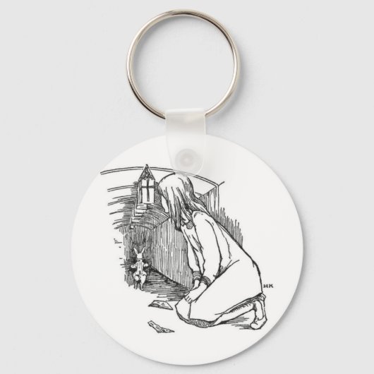 Alice in Wonderland 4 Sleutelhanger (Voorkant)