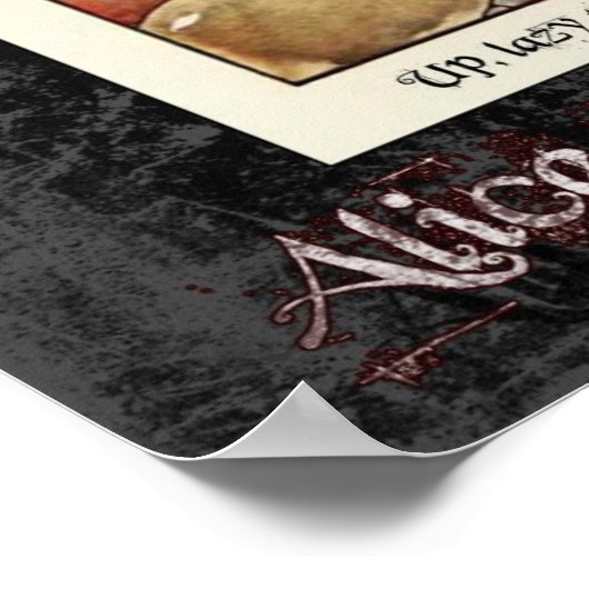 Alice in Wonderland 51 Poster (Hoek)