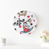 Alice in Wonderland Acrylmuurklok groot Grote Klok (Huis)