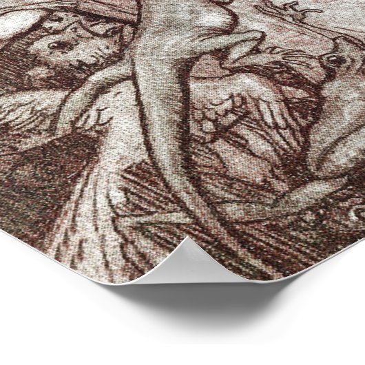 Alice in Wonderland Adventures Poster (Hoek)