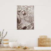Alice in Wonderland Adventures Poster (Keuken)