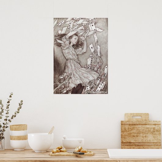 Alice in Wonderland Adventures Poster (Keuken)
