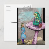 Alice in Wonderland - Advies van een van de pijler Briefkaart (Voorkant / Achterkant)